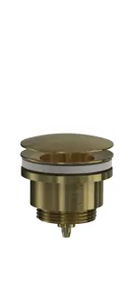 Avl&#248;p uten pop-up 40mm b&#248;rstet messing