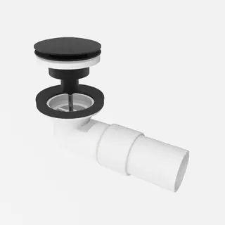 Avl&#248;p PUM pop-up servant m/overl&#248;p 40mm sort matt