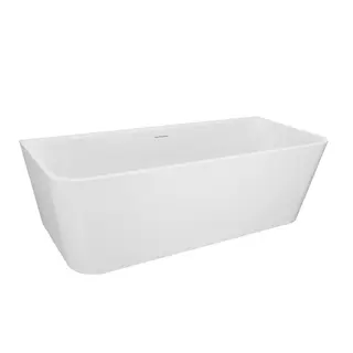 Badekar DYBE RETT 180 180x81x56cm hvit matt