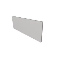 Frontpanel KVADRAT DUO 180 H/V 180x59cm (h&#248;yre/venstre) hvit