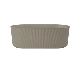 Badekar MORVIGA 150 150x75x58cm varm grå-beige matt