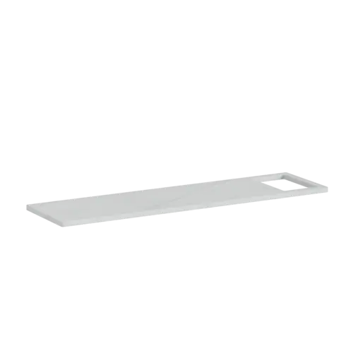 Badekarsbro solid surface 85cm marmor