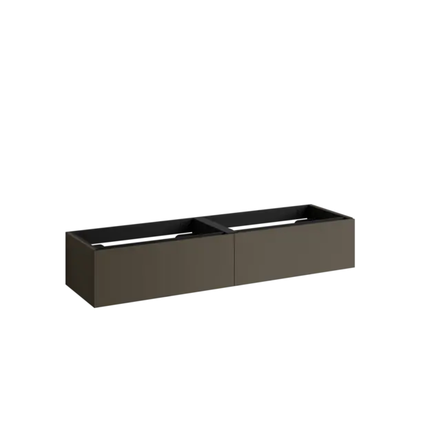 Servantskap trend MIE DEMI 180 180x46x29cm major brown lakk servant x2 