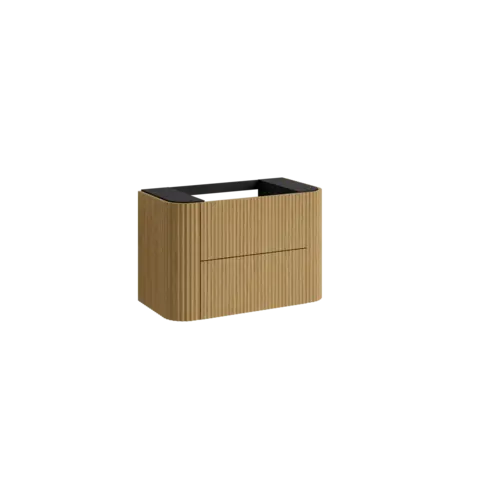 Servantskap buet MIE 90 90x46x57cm b&#248;lge eik fin&#233;r