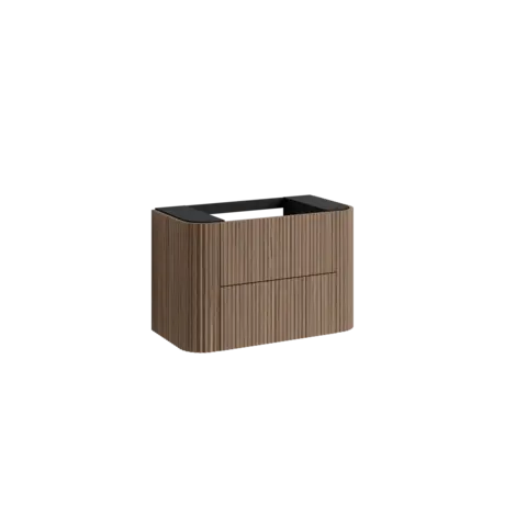 Servantskap buet MIE 90 90x46x57cm b&#248;lge valn&#248;tt fin&#233;r
