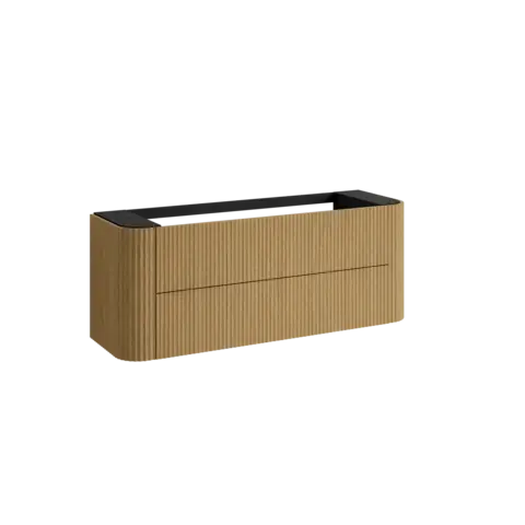Servantskap buet MIE 150 150x46x57cm b&#248;lge eik fin&#233;r