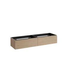 Servantskap fingergrep MIE DEMI 140 140x46x29cm skandinavisk eik servant x2
