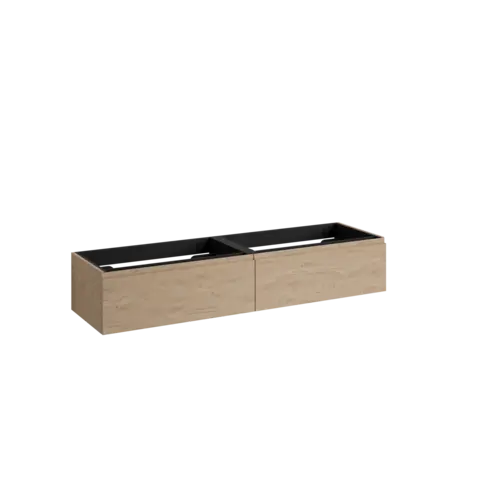 Servantskap fingergrep MIE DEMI 140 140x46x29cm skandinavisk eik servant x2