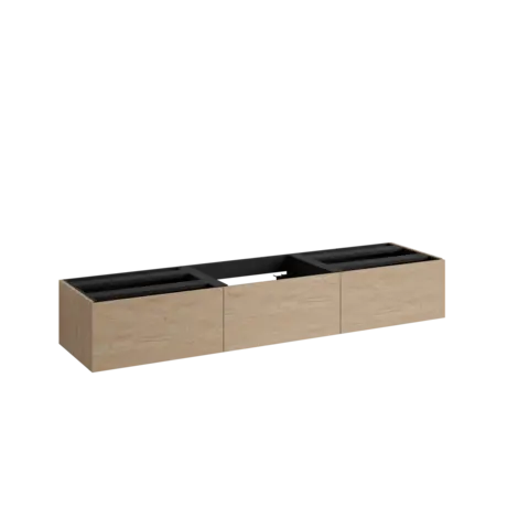 Servantskap slett MIE DEMI 180 3x60 180x46x29cm skandinavisk eik servant x1