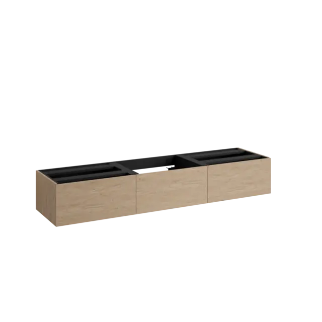Servantskap slett MIE DEMI 180 3x60 180x46x29cm skandinavisk eik servant x1 
