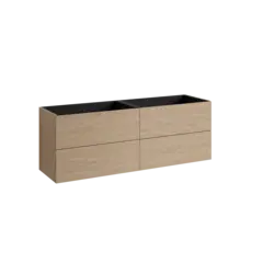 Servantskap slett MIE 180dbl 180x46x57cm skandinavisk eik