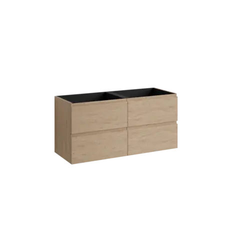 Servantskap fingergrep MIE 140dbl 140x46x57cm skandinavisk eik