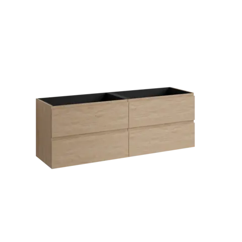 Servantskap fingergrep MIE 200 200x46x57cm skandinavisk eik