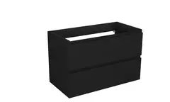 Servantskap fingergrep MIE 50 slim 50x39x57cm sort matt pvc
