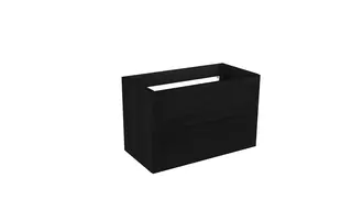 Servantskap ramme MIE 70 70x46x57cm sort eik pvc