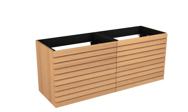 Servantskap stav MIE 160dbl 160x46x57cm eik finer 