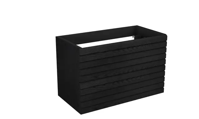 Servantskap stav MIE 60 60x46x57cm sort eik finer 