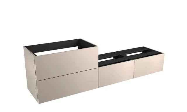 Servantskap trend MIE SMART 200 200x46x57cm varm beige lakk servant x1 