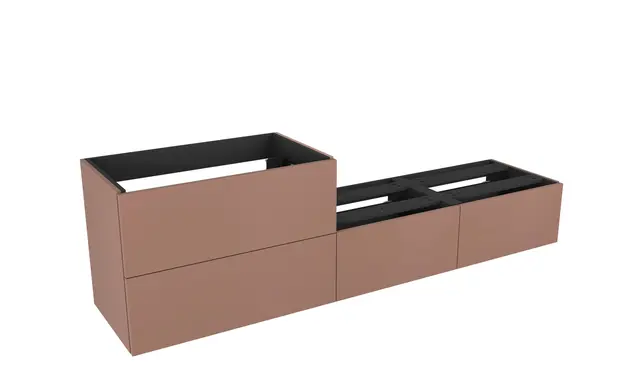 Servantskap trend MIE SMART 200 200x46x57cm terracotta lakk servant x1 