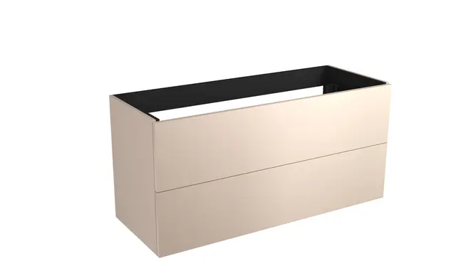 Servantskap trend MIE 120DBL 120x46x57cm varm beige lakk 