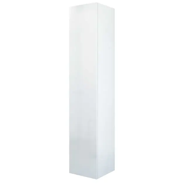 Høyskap slett MIE 176 176x35x35cm hvit matt lakk 