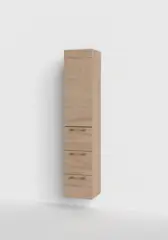 Høyskap slett MIE 176 3S 176x35x35cm skandinavisk eik