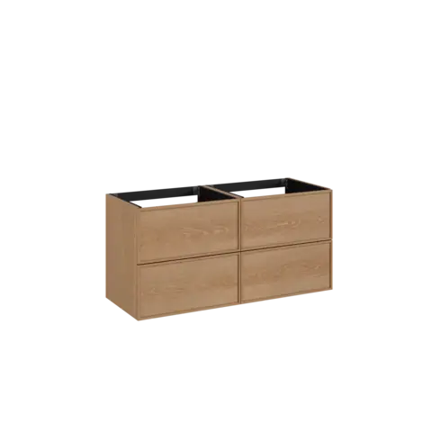 Servantskap ramme IBEN 120 4s 120x46x57cm hvit eik finer