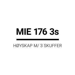 MIE 176 3S H&#248;yskap Mix &amp; Match