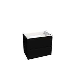 Servantskap fingergrep MIE 70 70x46x57cm Sort matt