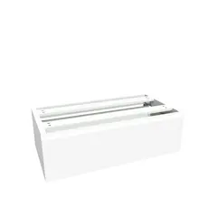 Sideskap fingergrep MIE DEMI 90 90x46x29cm hvit matt lakk