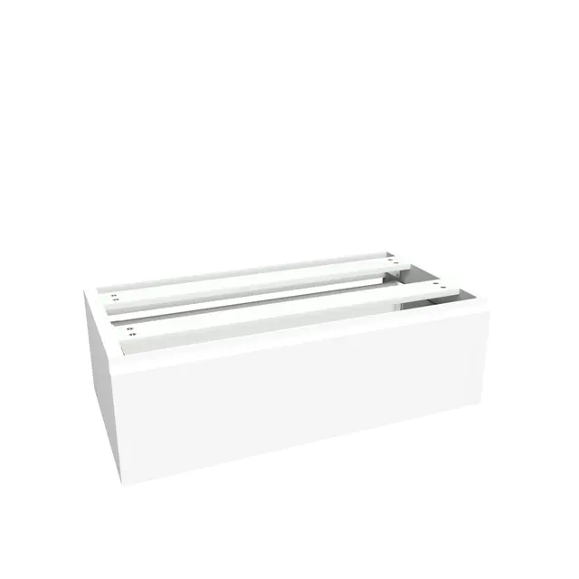 Sideskap fingergrep MIE DEMI 90 90x46x29cm hvit matt lakk 