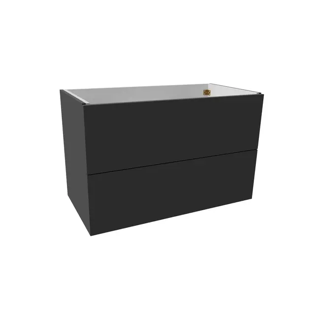 Servantskap slett MIE 120 120x46x57cm mørk grå lakk 