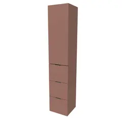 H&#248;yskap trend MIE 176 3S 176x35x35cm terracotta lakk