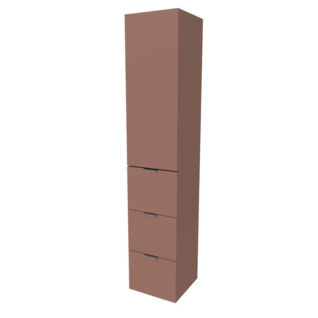 Høyskap trend MIE 176 3S 176x35x35cm terracotta lakk 