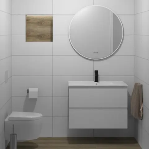 SALG MIE 80 Møbelpakke med fingergrep Mix &amp; Match m/heldekkende servant