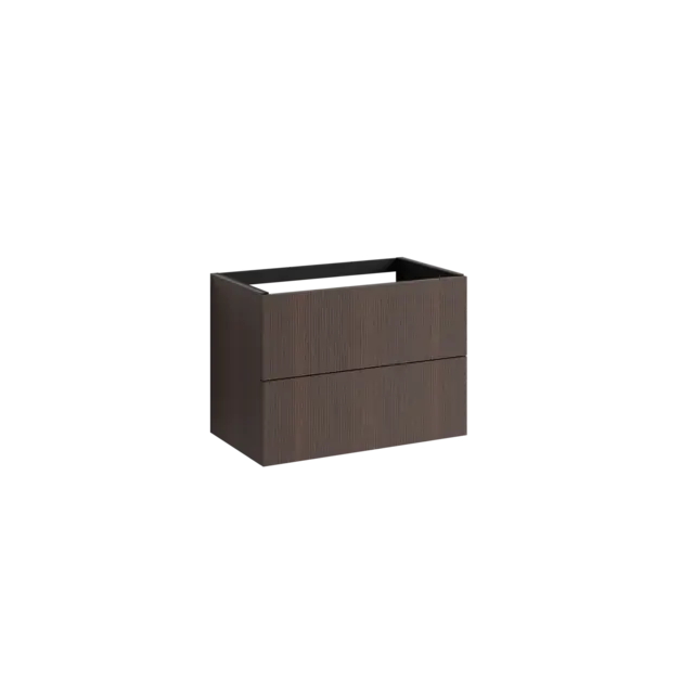 Servantskap rille MIE 80 80x46x57cm mørk eik 