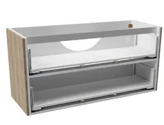 St&#248;tte alu benkeplate 80 80cm servantskap skrog