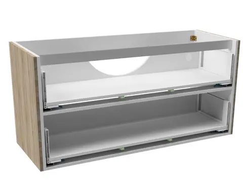 St&#248;tte alu benkeplate 90 90cm servantskap skrog