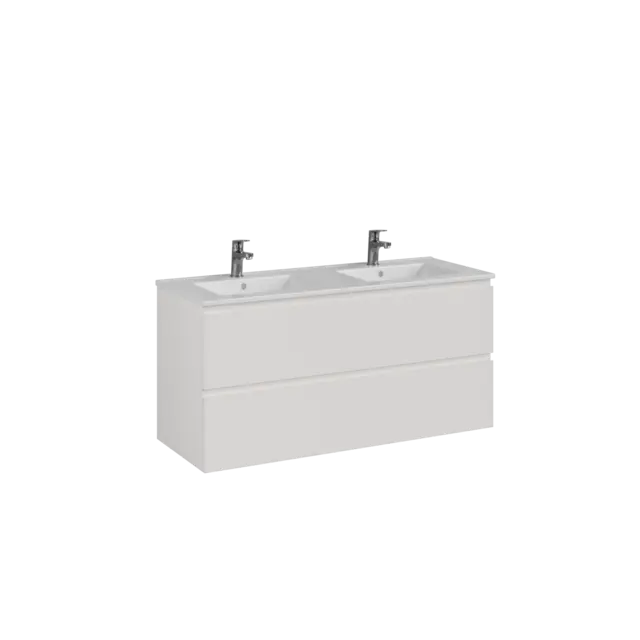 Servantskap ELI 120 DBL 120x46x57cm hvit melamin 