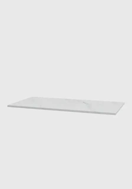 Benkeplate solid surface 120 120x46cm marmor 