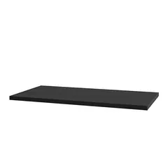 Benkeplate MDF 120 120x46cm sort eik pvc (topp kommode)