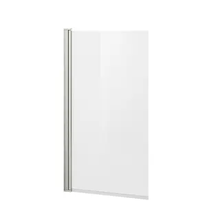 Badekarsvegg LIAM 80 80x150cm s&#248;lv/klar