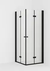 Dusjhj&#248;rne leddet LIAM 70x90 V 70x90x195cm venstre sort matt/klar