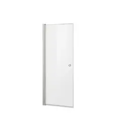 Dusjd&#248;r rett laminert LIAM 70 70x195cm s&#248;lv/klar