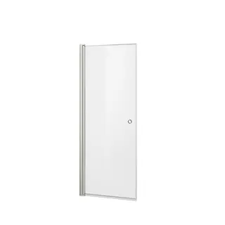 Dusjdør rett laminert LIAM 70 70x195cm sølv/klar