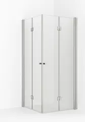 Dusjd&#248;r leddet MATS 80 H 80x195cm h&#248;yre s&#248;lv/klar
