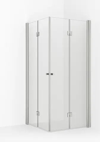 Dusjd&#248;r leddet MATS 90 V 90x195cm venstre s&#248;lv/klar