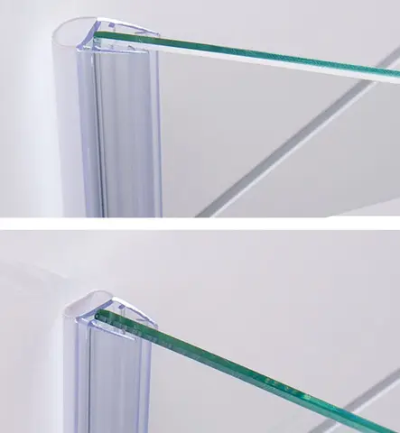 Pakningslist dusjdør MATS nisje 6mm glass til vegg klar pvc