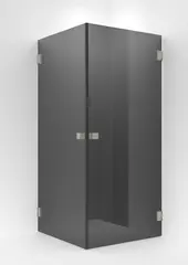 Dusjhj&#248;rne rett EMIL 90x90 90x90x200cm sotet glass, krom