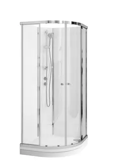 Dusjkabinett SOFIA standard 90x90 90x90x210cm s&#248;lv/hvit